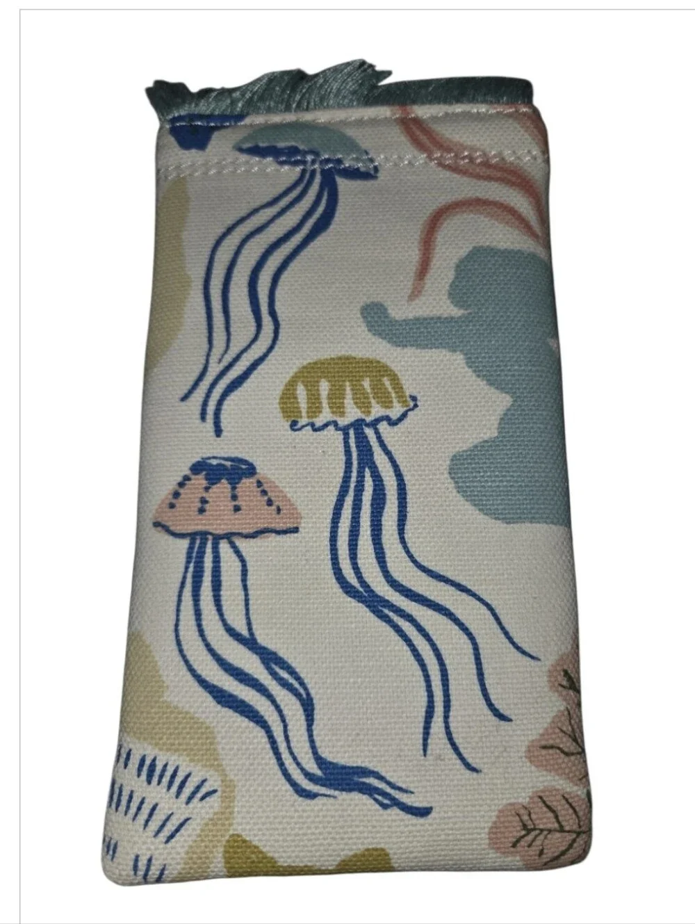 Spartina 449 Canvas Sunglass Case Mermaid Sea NEW